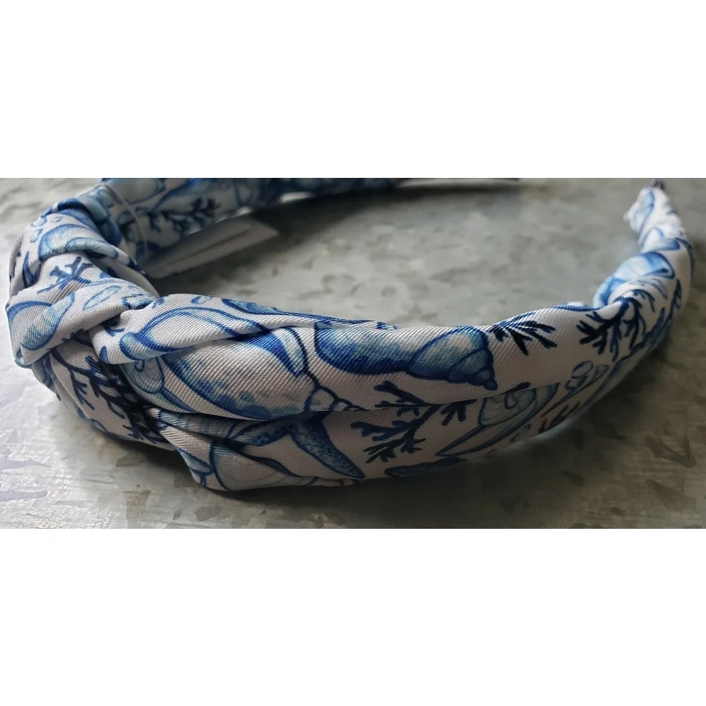 16. J.Crew Printed knot headband